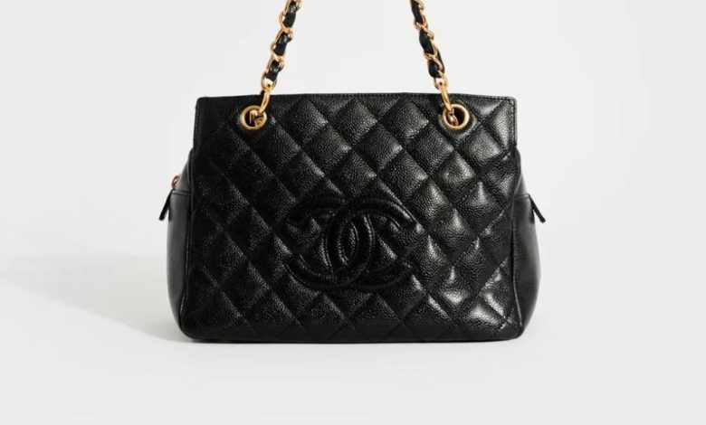 Petit Caviar Quilted Chain Tote Bag Chic Sophistication in Miniature Form